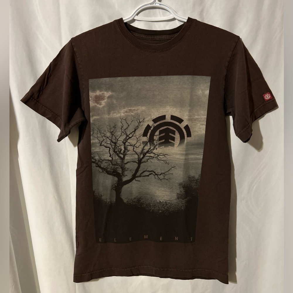 Vintage Element Men’s Brown Graphic T-Shirt